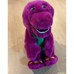 Microsoft ActiMates Vtg Barney Singing Talking Plush Toy 14" 1997 Tested Works